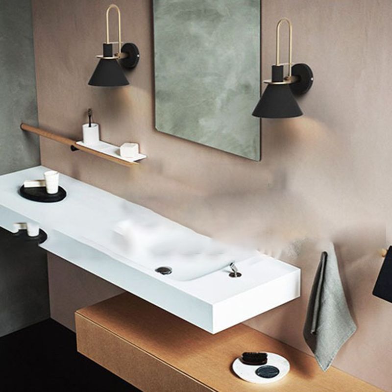 Accesorio de iluminación de pared nórdica Diconce de luz de pared de metal para dormitorio