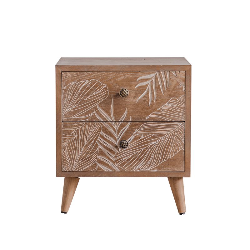 Brown Chest with Drawers , Distressed Wood Rectangle Cabinet