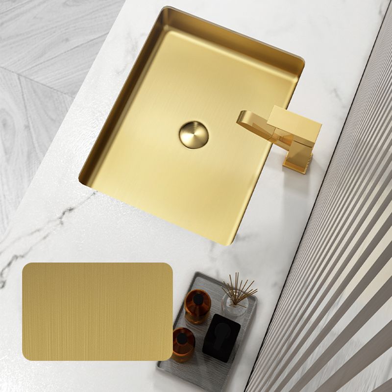 Metal Trough Bathroom Sink Modern Rectangular Trough Bathroom Sink