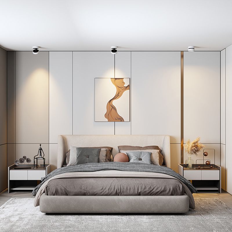 Nordic Modern LED Surface montées Downlight Réglable Cylindrique Surface à cheval réglable Plafond