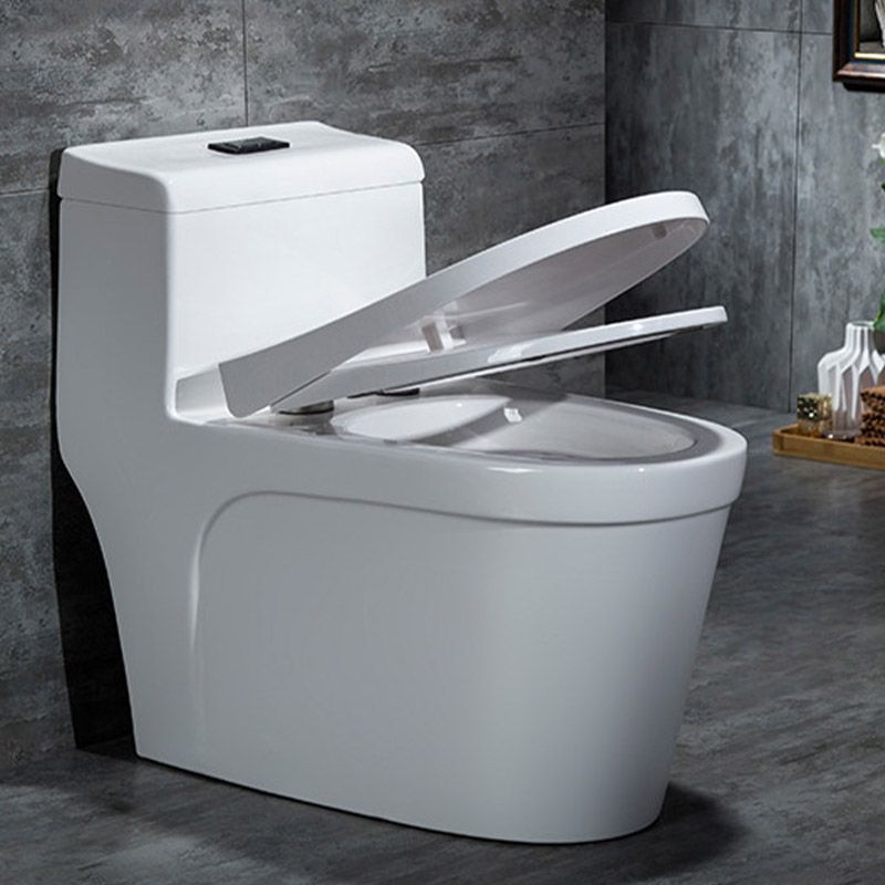 Traditional One Piece Toilet Bowl Floor Mounted White Urine Toilet for Bathroom