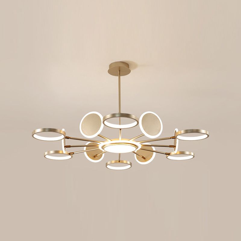 Lustres de lustre de style moderne