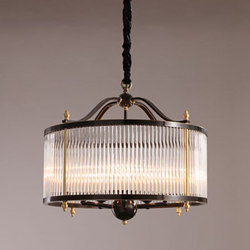 Luminaires de lustre en cuivre.