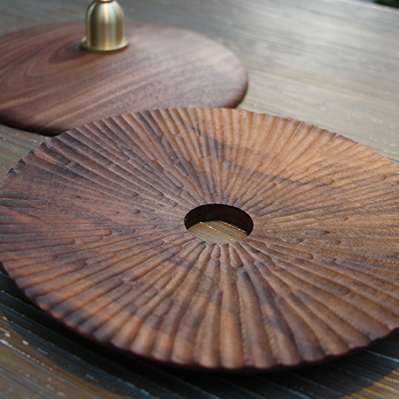 1 Light Pendant Light Modern Style Minimalism Wood Hanging Light for Dinning Room