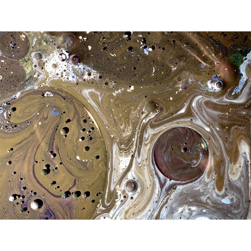 Modernist Abstract Mural Wallpaper for Sitting Room, Custom Size Available