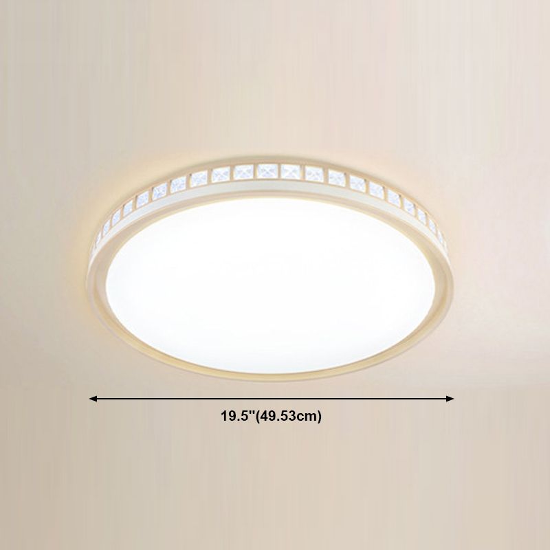 Iluminación de techo geométrica Luz de techo de montaje empotrado de cristal LED de estilo nórdico