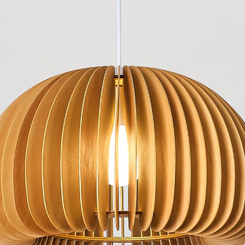 Lampe suspendue en forme de citrouille nordique