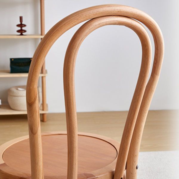 Comedor de madera tradicional, cocina, silla lateral, silla trasera Windsor