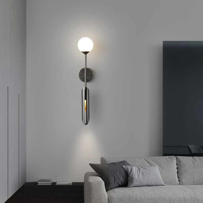 Post-Modern Wall Sconce Copper LED Sconce Lighting for Corridor