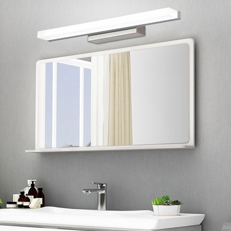 Nordic Style Vanity Light Rectangle Shape Vanity Lamp for Shower Room