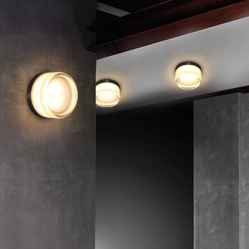 Modern Vanity Lighting Circle Wall Light Fixture with Acrylic for Bathroom