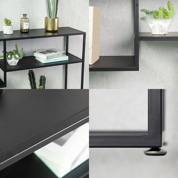 9.84" W Contemporary Console Accent Table Antique Finish Console Sofa Table