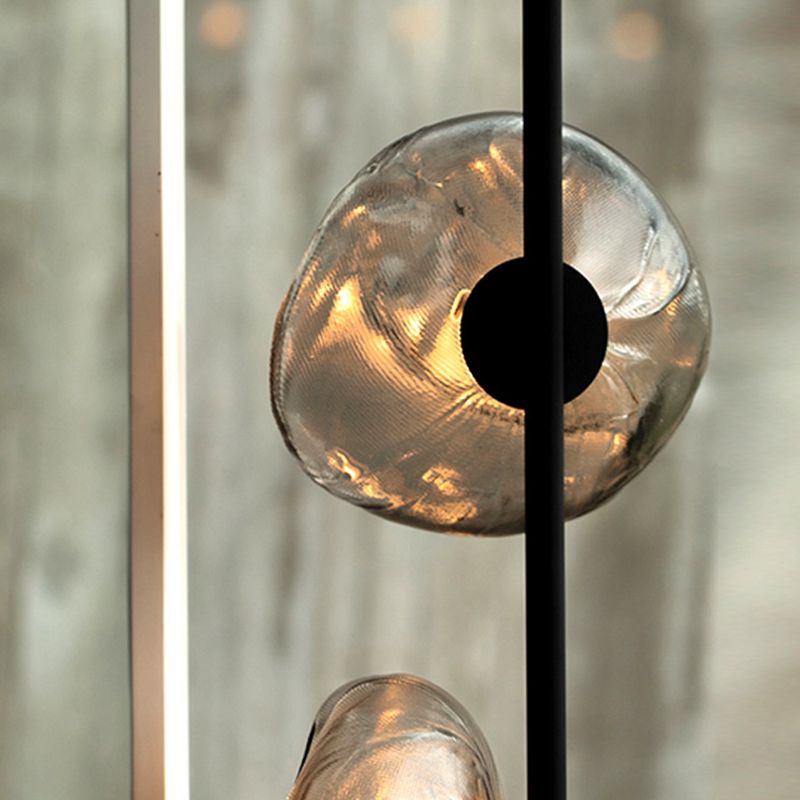 Modern Floor Lamp Creative Glass LED Floor Standing Light for Living Room