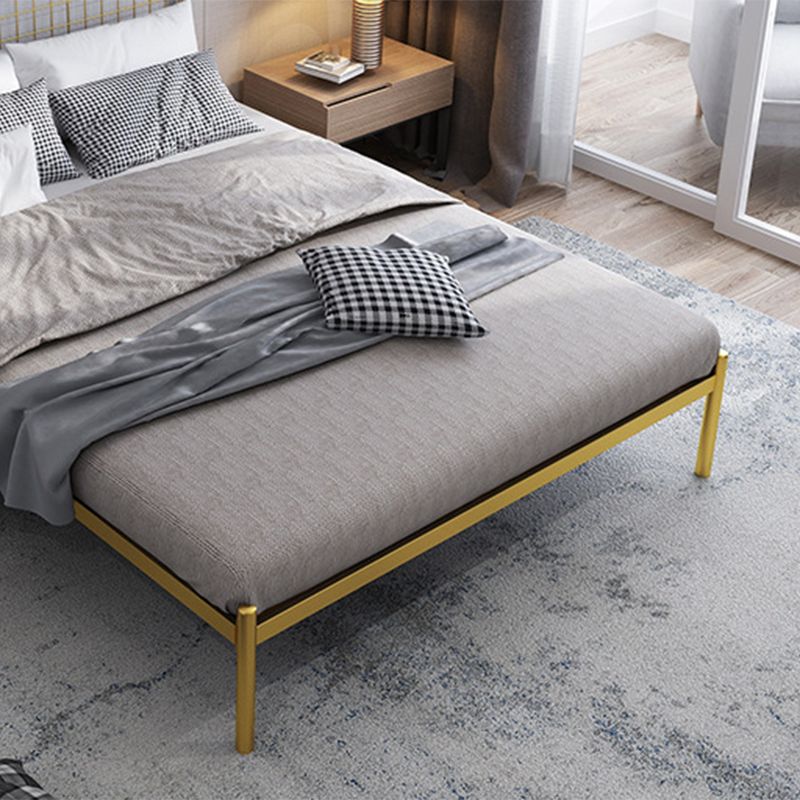 84.65 inch Wide Industrial Standard Bed Metal Bed with Headboard