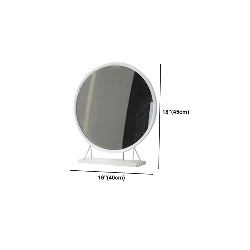 White Solid Wood Vanity Dressing Table Set Bedroom Make-up Vanity Table - 30.7" H