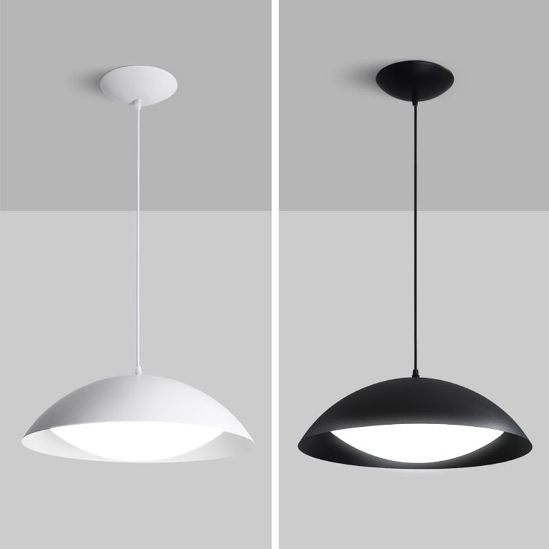 Nordic Dome Pendant Light Metal Single Light Hanging Pendant for Bedroom