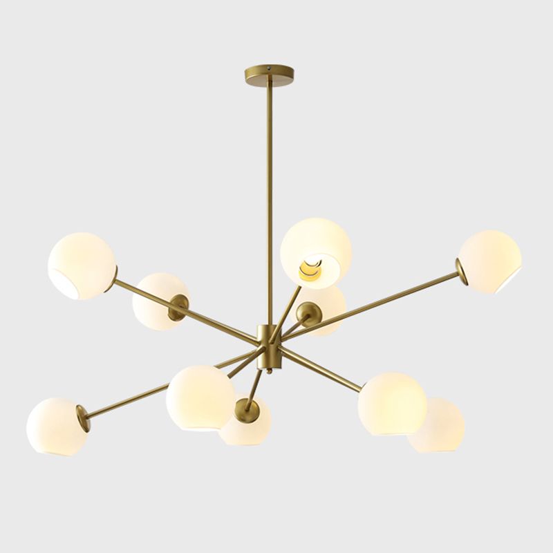 6/8/10 Lichten Kroonluchter Lamp Goud Simplicity Suspension Hanglamp