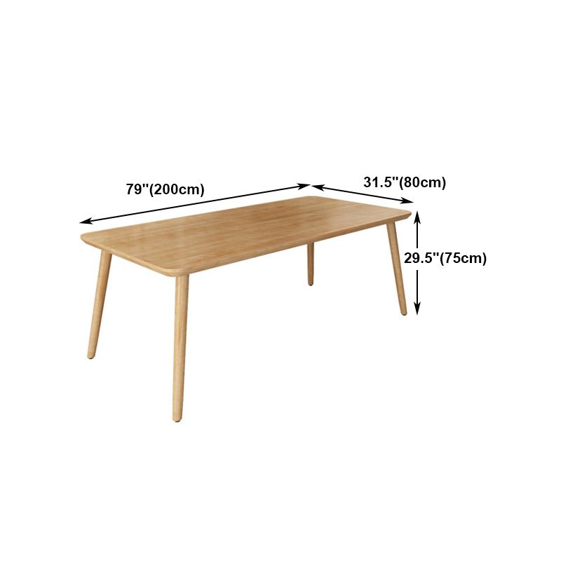 Modern 1/2/3/4/5/7 Pieces Dining Room Set Solid Wood Dining Table and Chairs