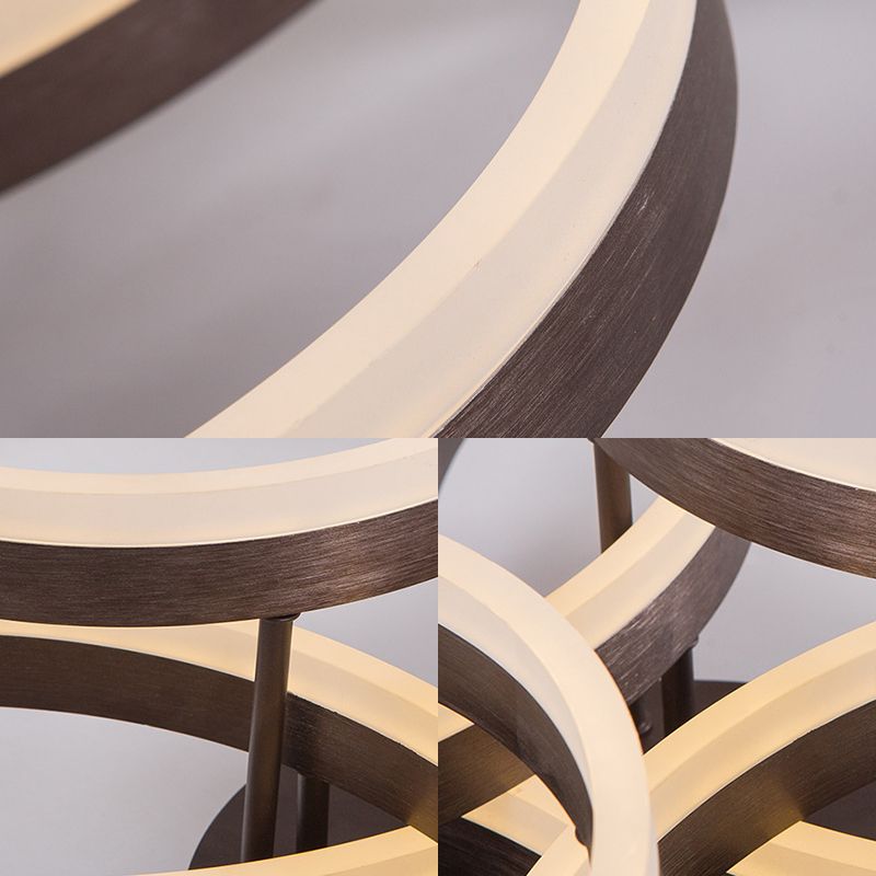 Lámpara simple de techo de iluminación de montaje de montaje de led circular