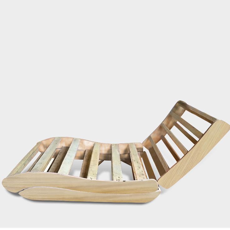 Modern Chaise Adjustable Chaise Lounge Chair for Living Room with Metal Base