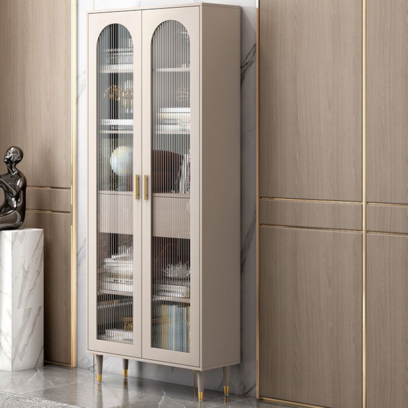 Glam Metal Bookcase Standard Closed Back Bookshelf for Home Office