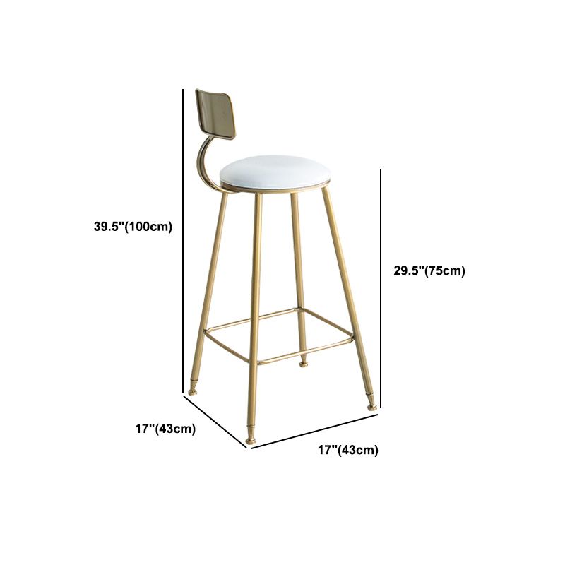 Glam Style 1/2/3 Pieces Bar Table Set Rectangle Bar Table with High Stools