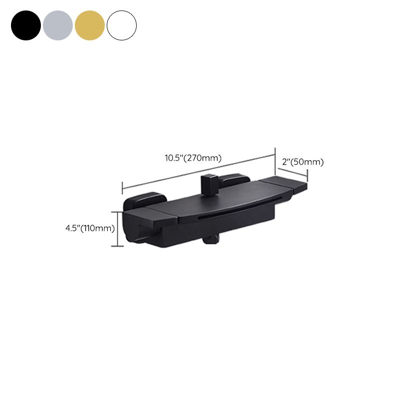 Tub Spout Bathroom Waterfall Wall Mounted Storage Shelf Bathroom Faucet