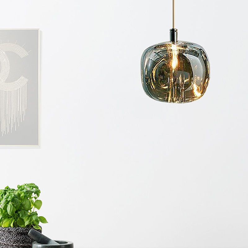 1 éclairage pendentif globe lumineux