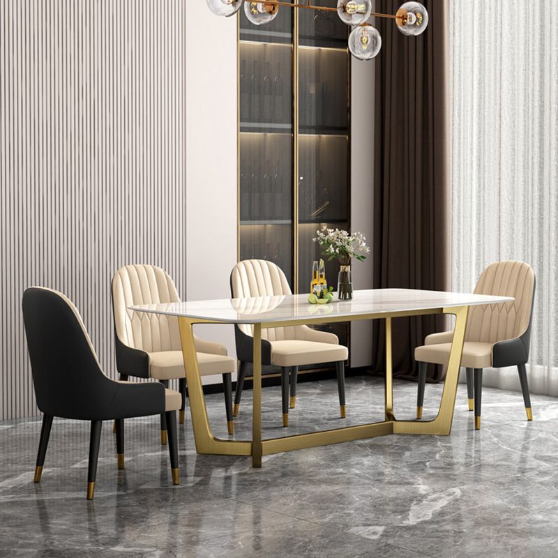 Chaises de salle à manger en cuir de style scandinave