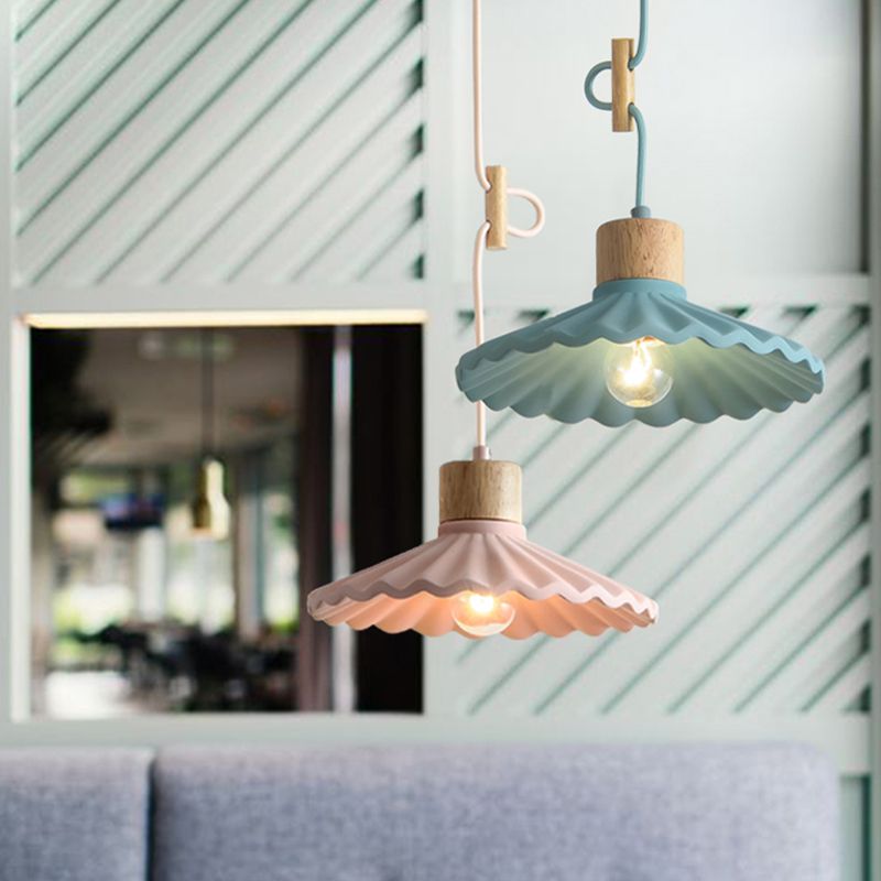 Moderne macaron geschulpte hangende hanglanterende lamp metalen hangende hanglampen voor restaurant