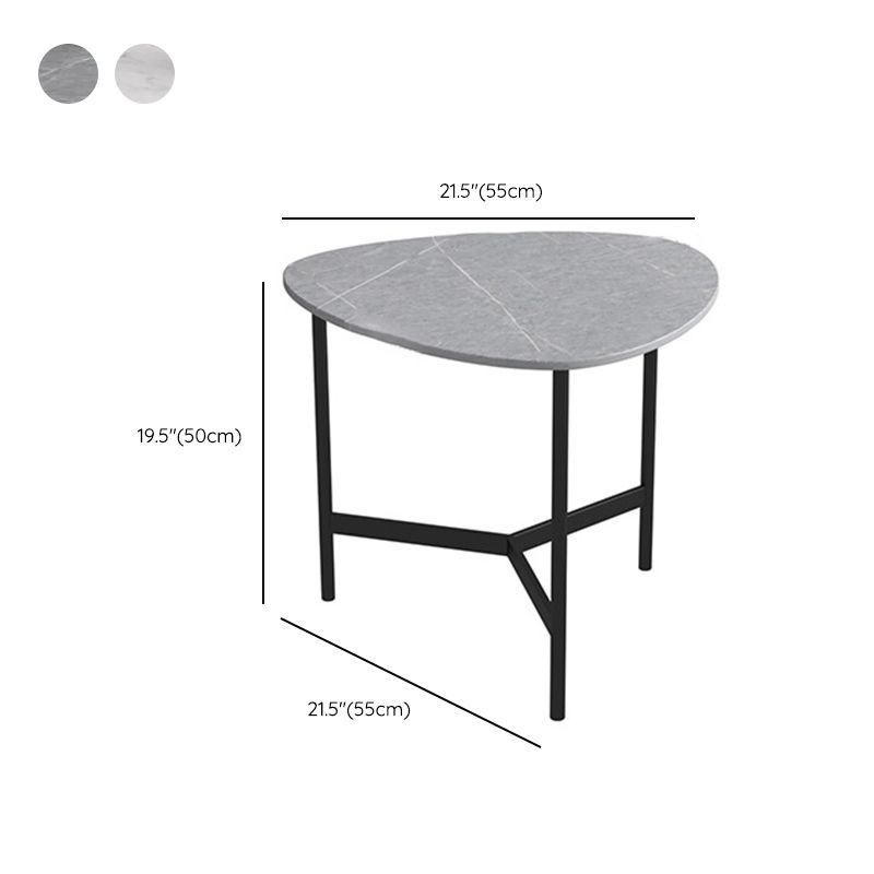 3 Legs Slate Coffee Table Free-Form Nesting Coffee Table Set