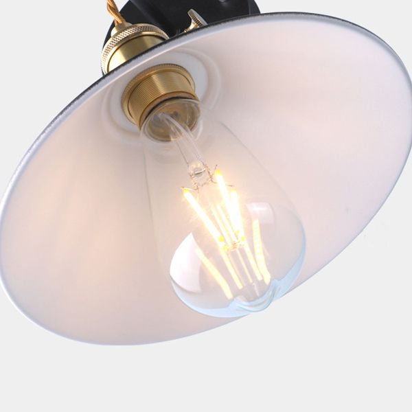 Modern Style Cone Wall Mounted Lamps Metal 1 Light Wall Lighting Ideas