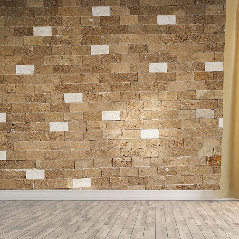 Brick Wall Water-Resistant Wall Covering for Barber Shop, Made to Measure