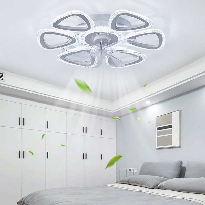 Lampada a ventola del soffitto in metallo Nordico Light Aitura del soffitto con lama a ventola ABS