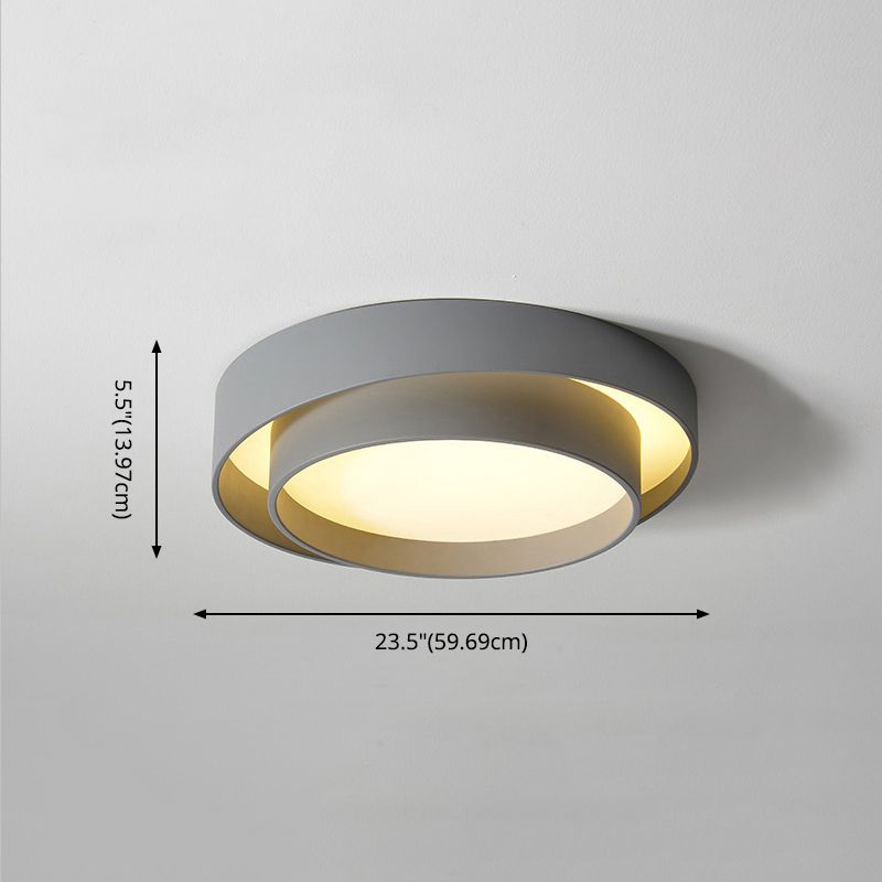Ronde inbouwlamp van acryl, moderne eenvoud, inbouwspot voor slaapkamer