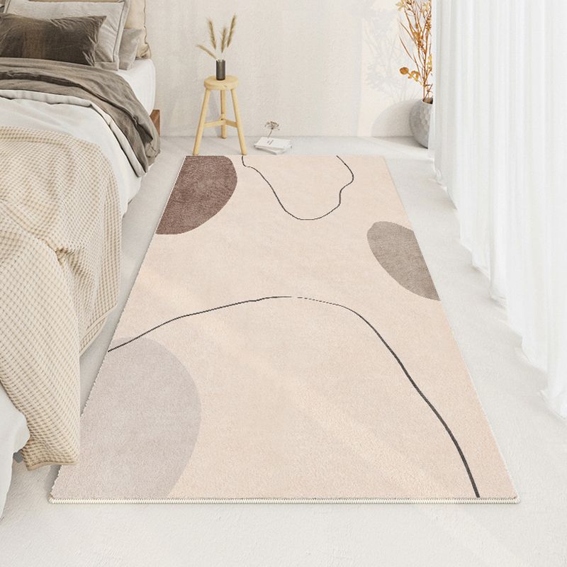 Zwart modern tapijt kneeftje kleur tapijt wasbaar tapijt voor woonkamer