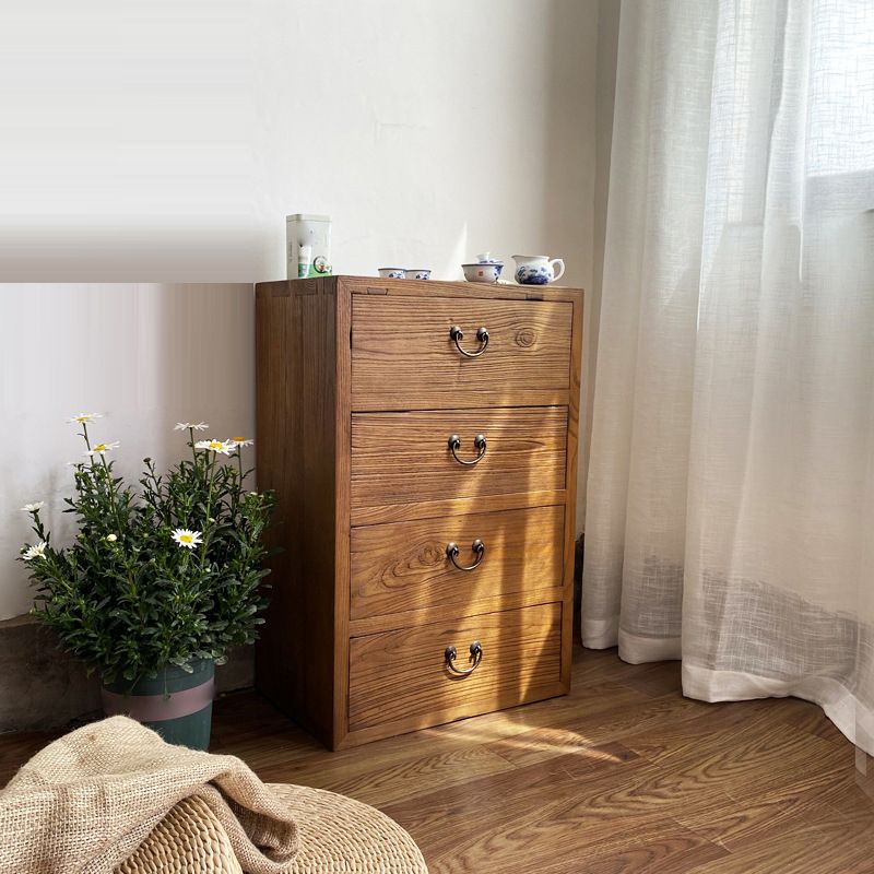 Wooden Storage Chest Dresser Traditional Dresser with Drawers