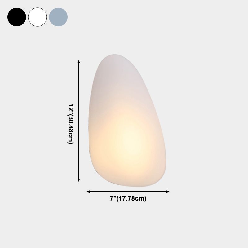 Simple Glass Sconce Light Fixtures One Head Modern Geometric Wall Lamp for Bedroom