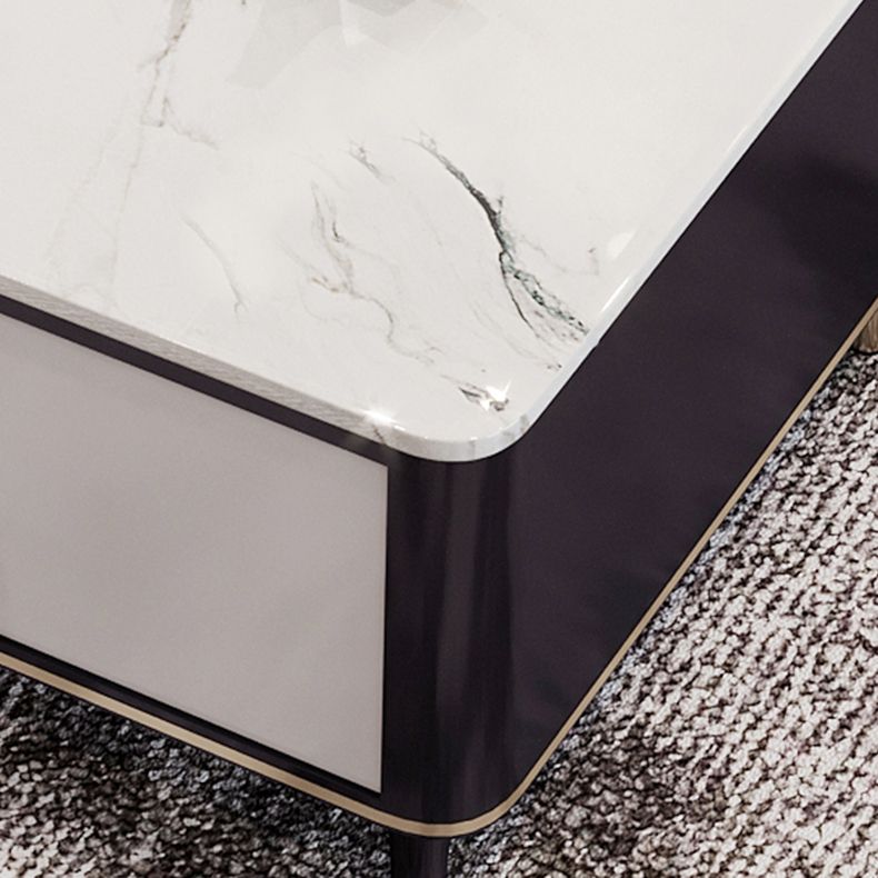 Glam TV Stand Enclosed Storage TV Stand Console with Cabinet