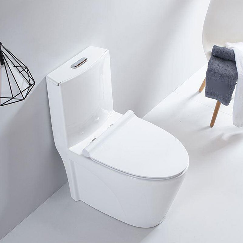 Contemporary White Ceramic Toilet Bowl Floor Mount Urine Toilet for Washroom