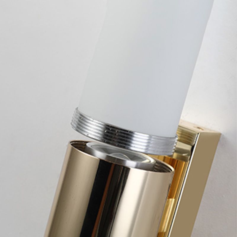 2 Lights Contemporary Wall Mounted Light Fixture Aluminum Indoor Flush Mount Wall Sconce