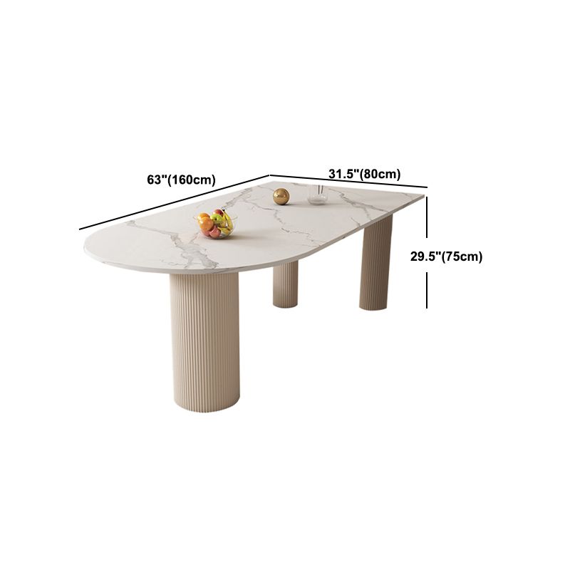 Modern Style Sintered Stone Dining Table Set 1/4/5 Pieces Dining Set for Home Use