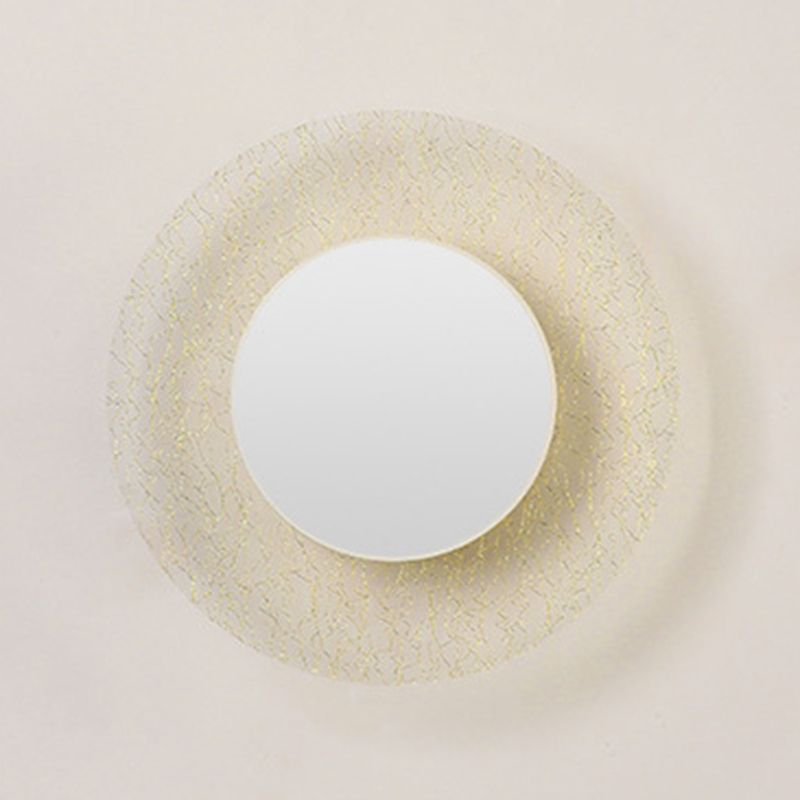 1-Light Wall Sconce Modern Style Metal Wall Lighting for Bedroom