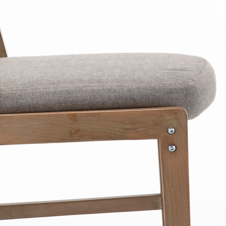 Nordic Style Upholstered Side Chairs Open Back Dining Side Chairs for Kitchen
