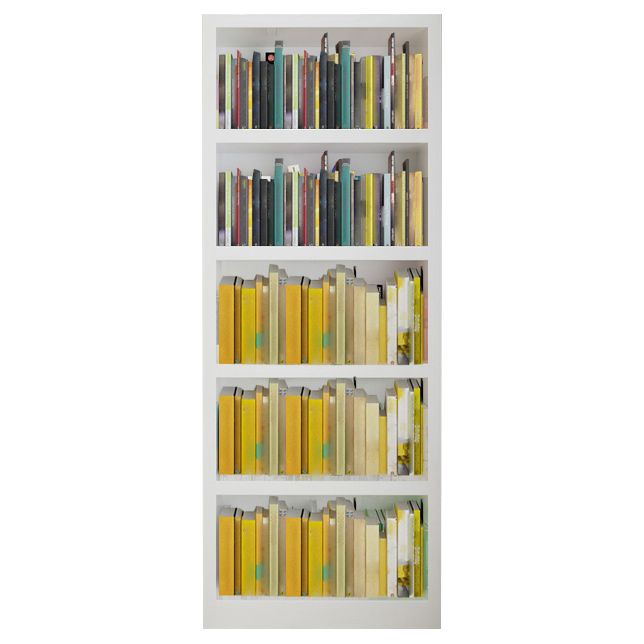 White Modern Style Bookshelf Engineer Wood Bookcase for Home