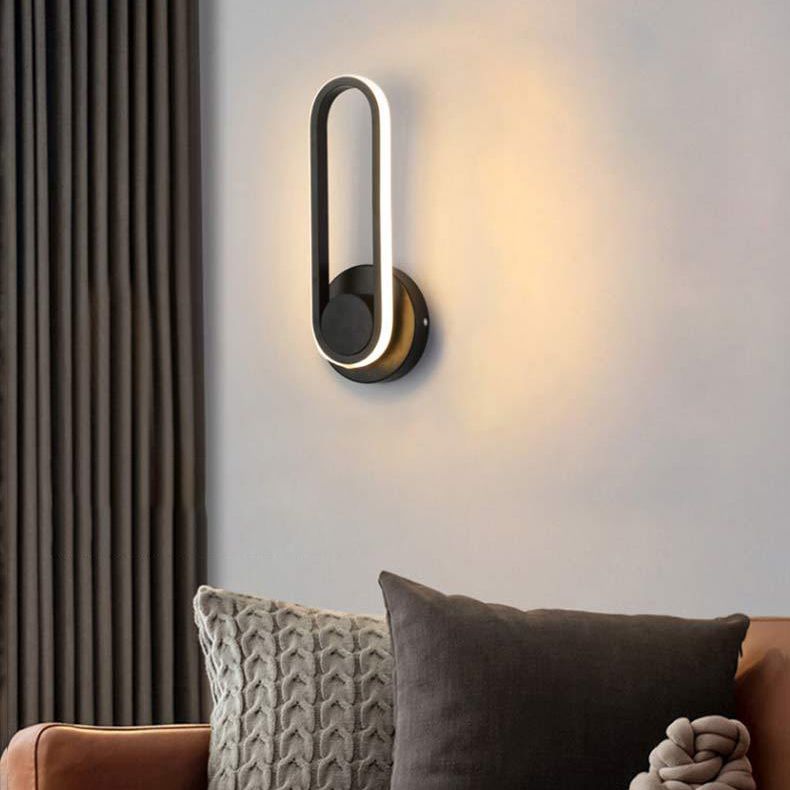 1 Licht geometrische Schatten Wandleuchte moderne Metall Wandmontageleuchte