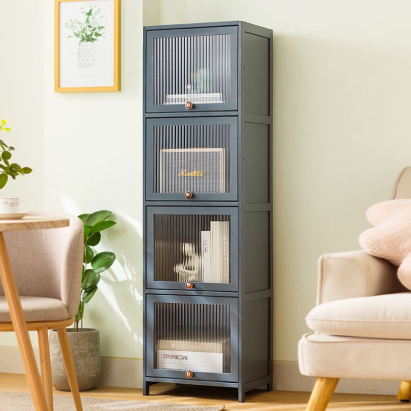 Mid-Century Modern Accent Cabinet Rectangle Straight Legs Storage Cabinet