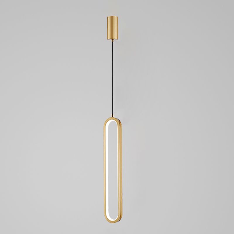 Chambre à coucher en suspension d'éclairage minimalisme kit de pendentif linéaire pour chambre à coucher