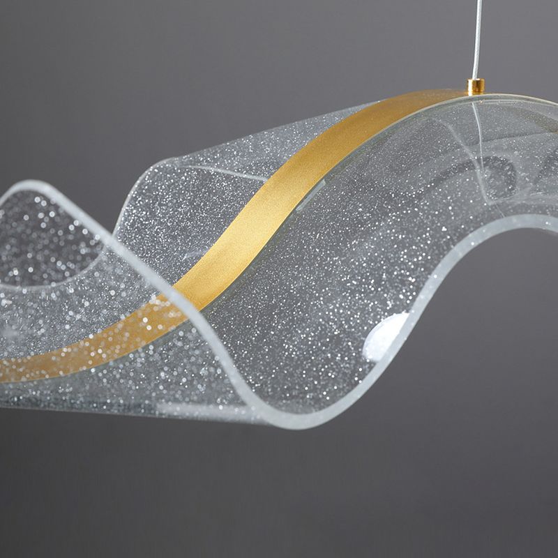 Nordic Island Lighting Fixture Acrylic LED Pendant Light for Dining Room