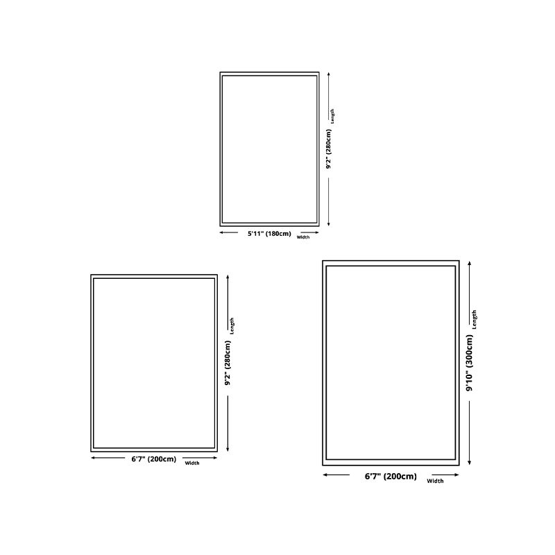 White Abstract Graphic Pattern Rug Polyester Rug Non-Slip Backing Rug for Home Decor